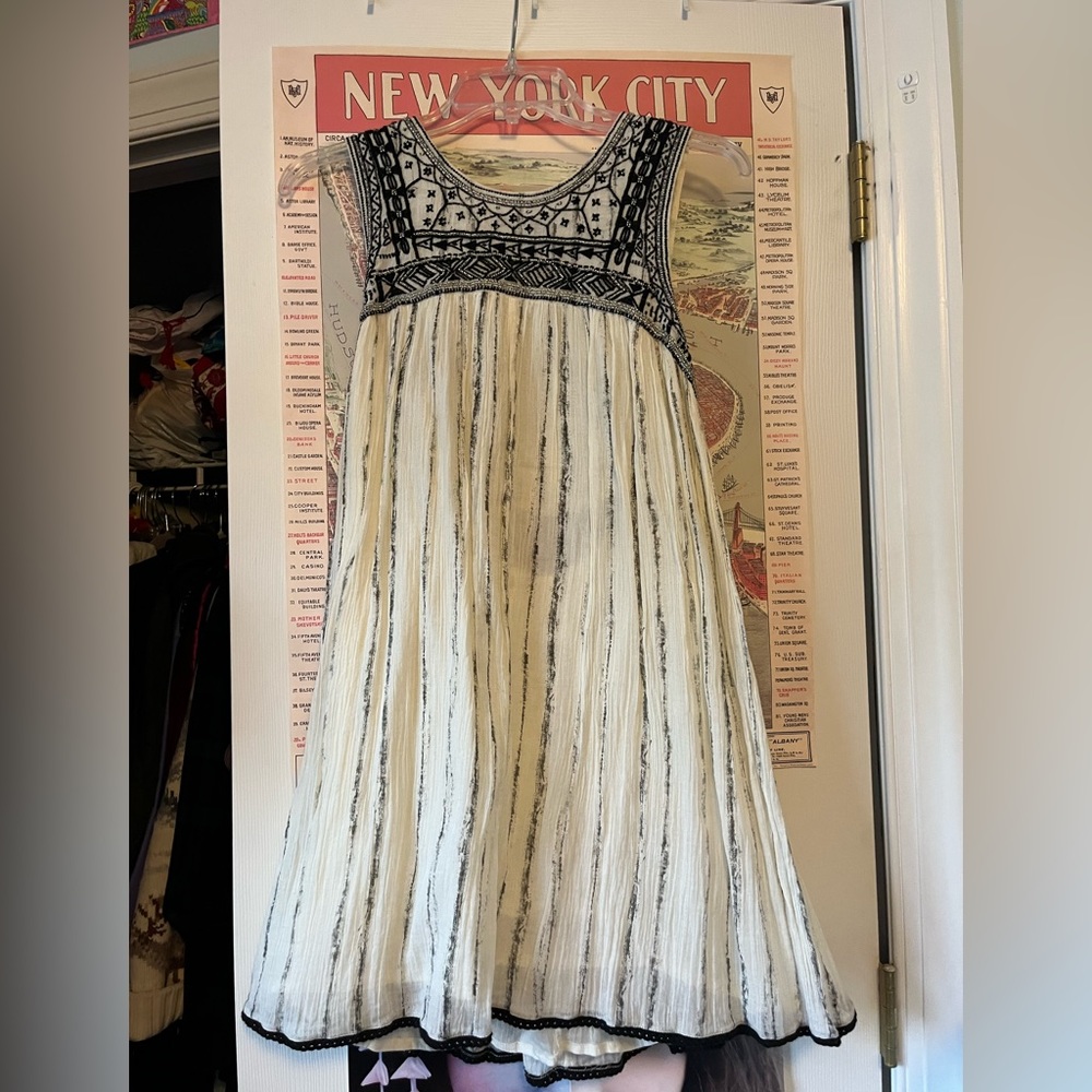 Free People Beaded Sleeveless Summer Dress